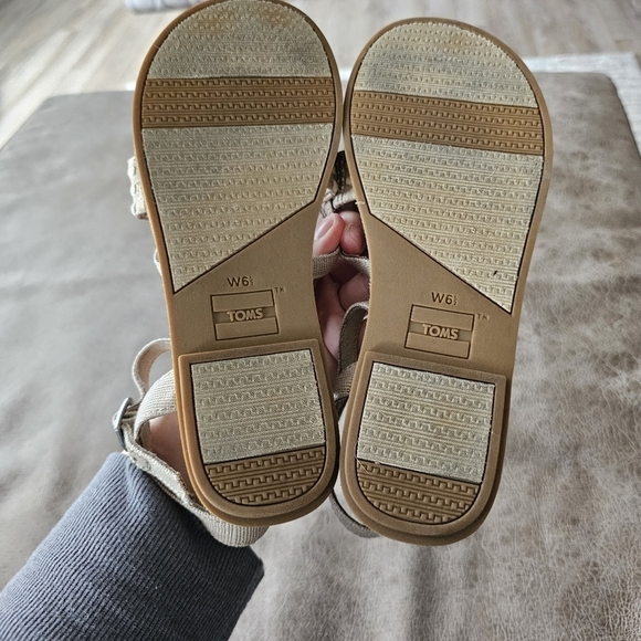 Toms Oxford Tan Heritage Canvas Lexie Sandals - Picture 7 of 7